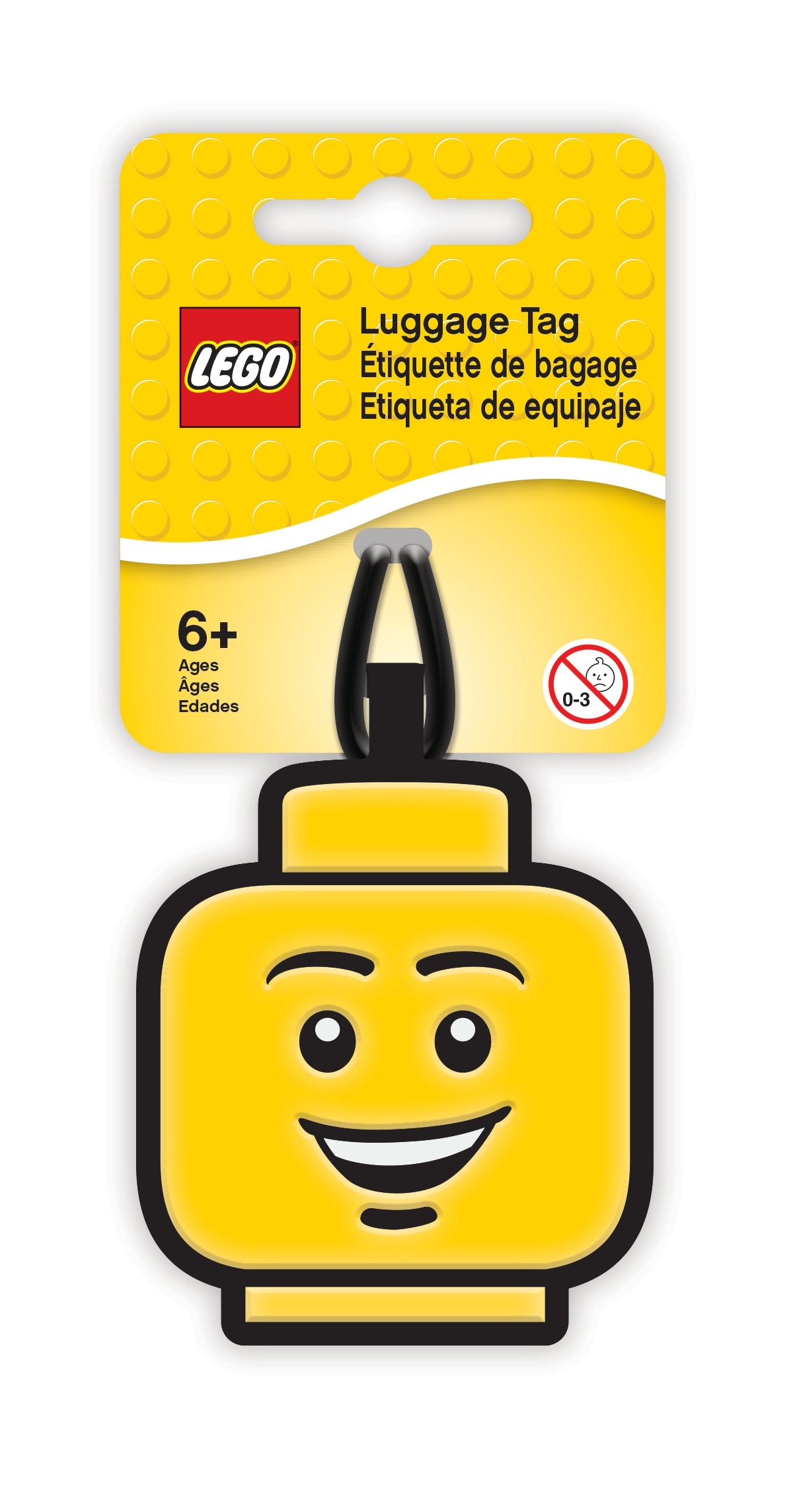 LEGO boy luggage tag silicone 15cm - British product