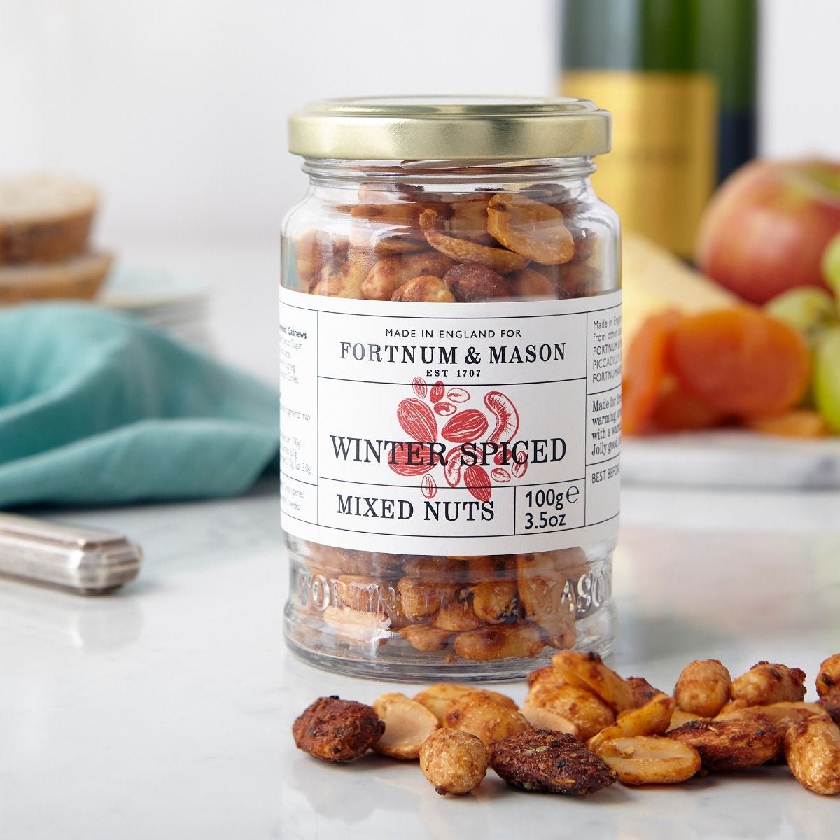 Winter spiced nuts 100g, imported from the UK