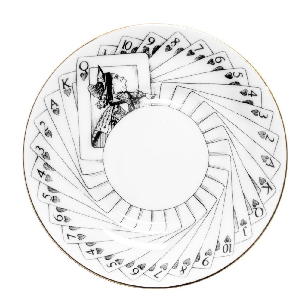 Rory Dobner White Rabbit teacup and saucer, imported from the UK