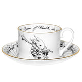 Rory Dobner White Rabbit teacup and saucer, imported from the UK