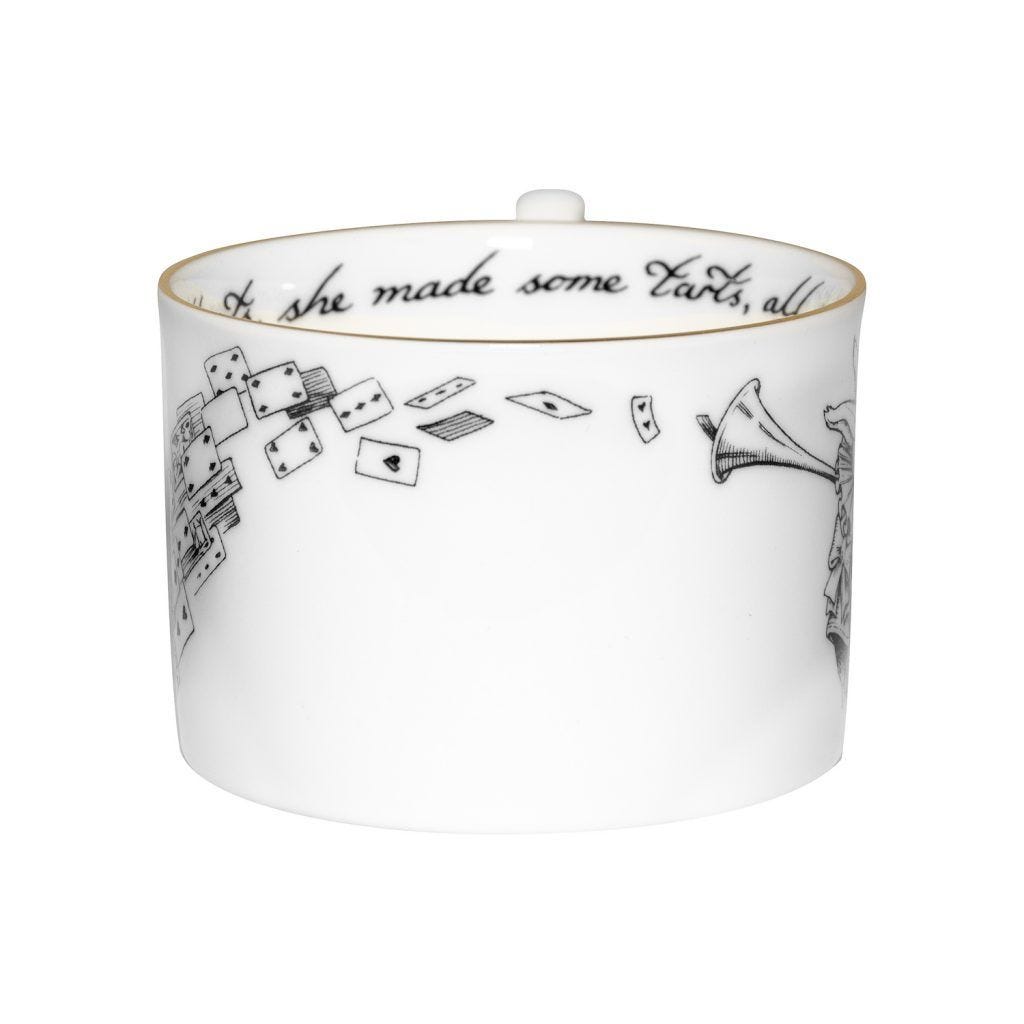 Rory Dobner White Rabbit teacup and saucer, imported from the UK