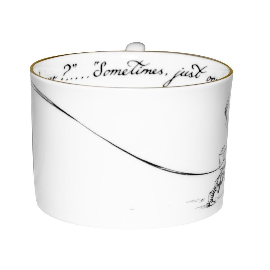 Rory Dobner Mad Hatter teacup saucer bone china, imported from the UK