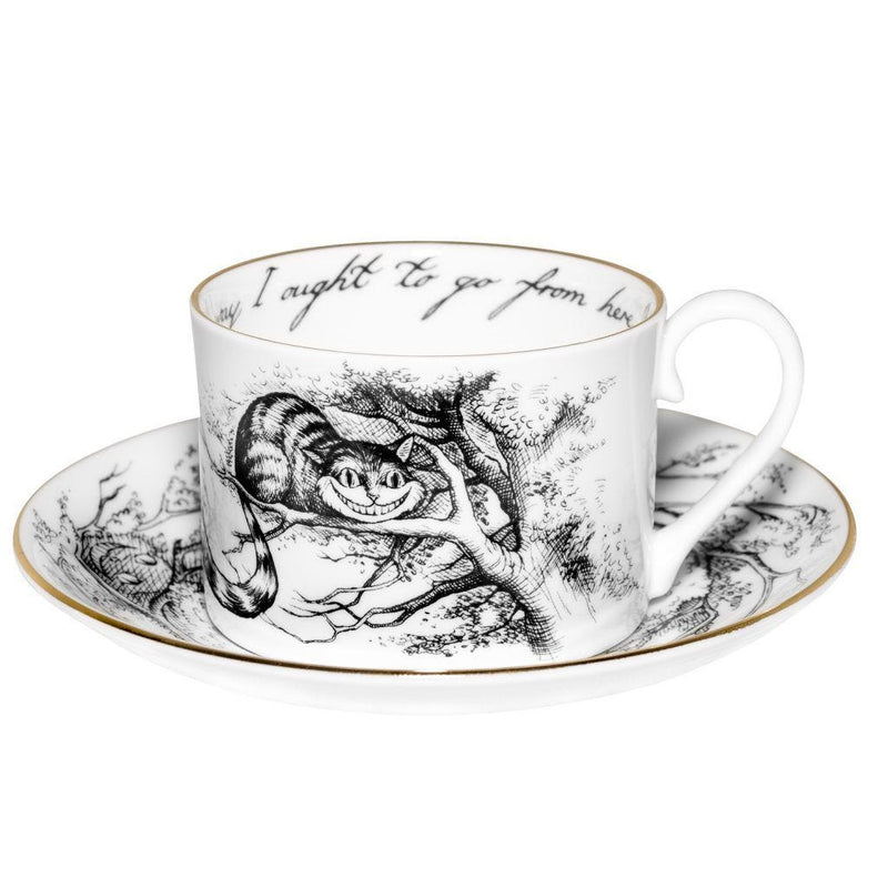 Rory Dobner Alice in Wonderland Cheshire Cat teacup and saucer - British product