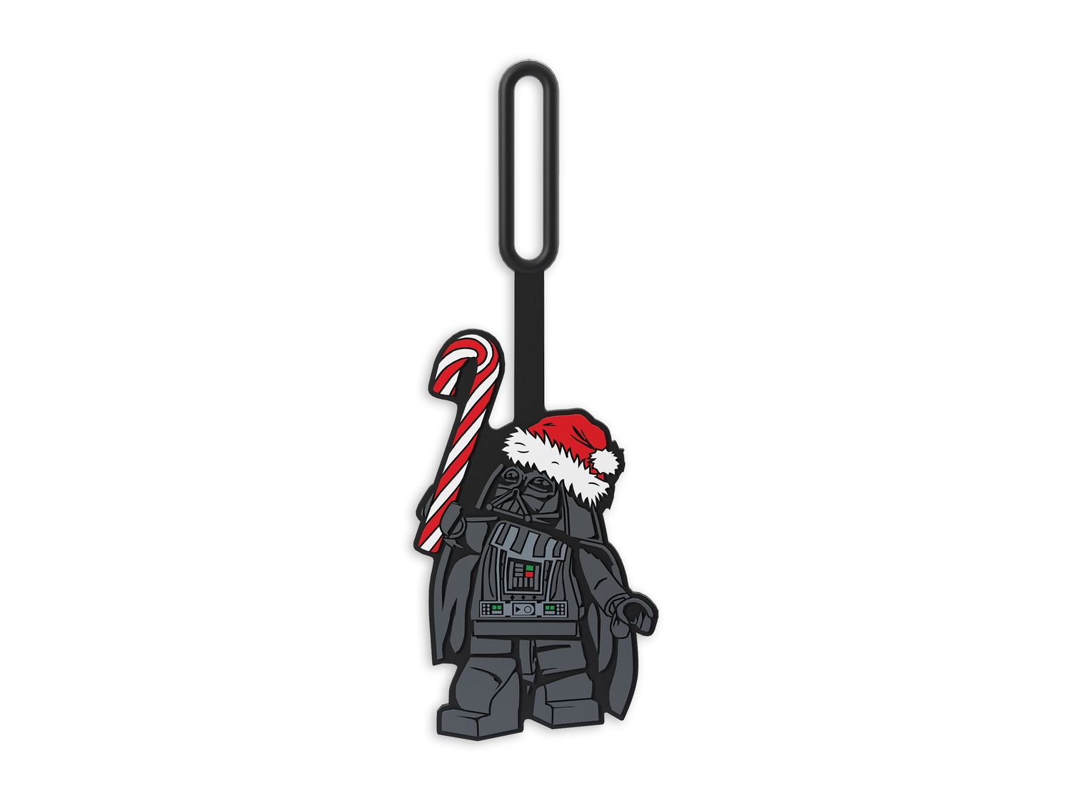 LEGO Darth Vader holiday bag tag, imported from the UK