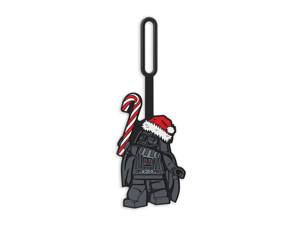 LEGO Darth Vader holiday bag tag, imported from the UK