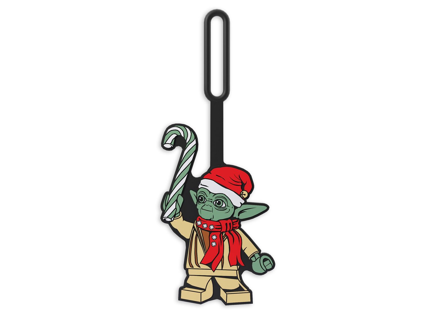LEGO Star Wars Yoda holiday bag tag, imported from the UK