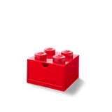 4-Stud Desk Drawer - Red