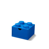 LEGO 4-Stud Desk Drawer Blue plastic storage - British product