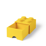 LEGO 4-Stud Yellow Storage Brick Drawer Storage Container imported from the UK