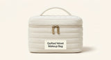 Charlotte Tilbury large velvet travel make-up bag (British brand)