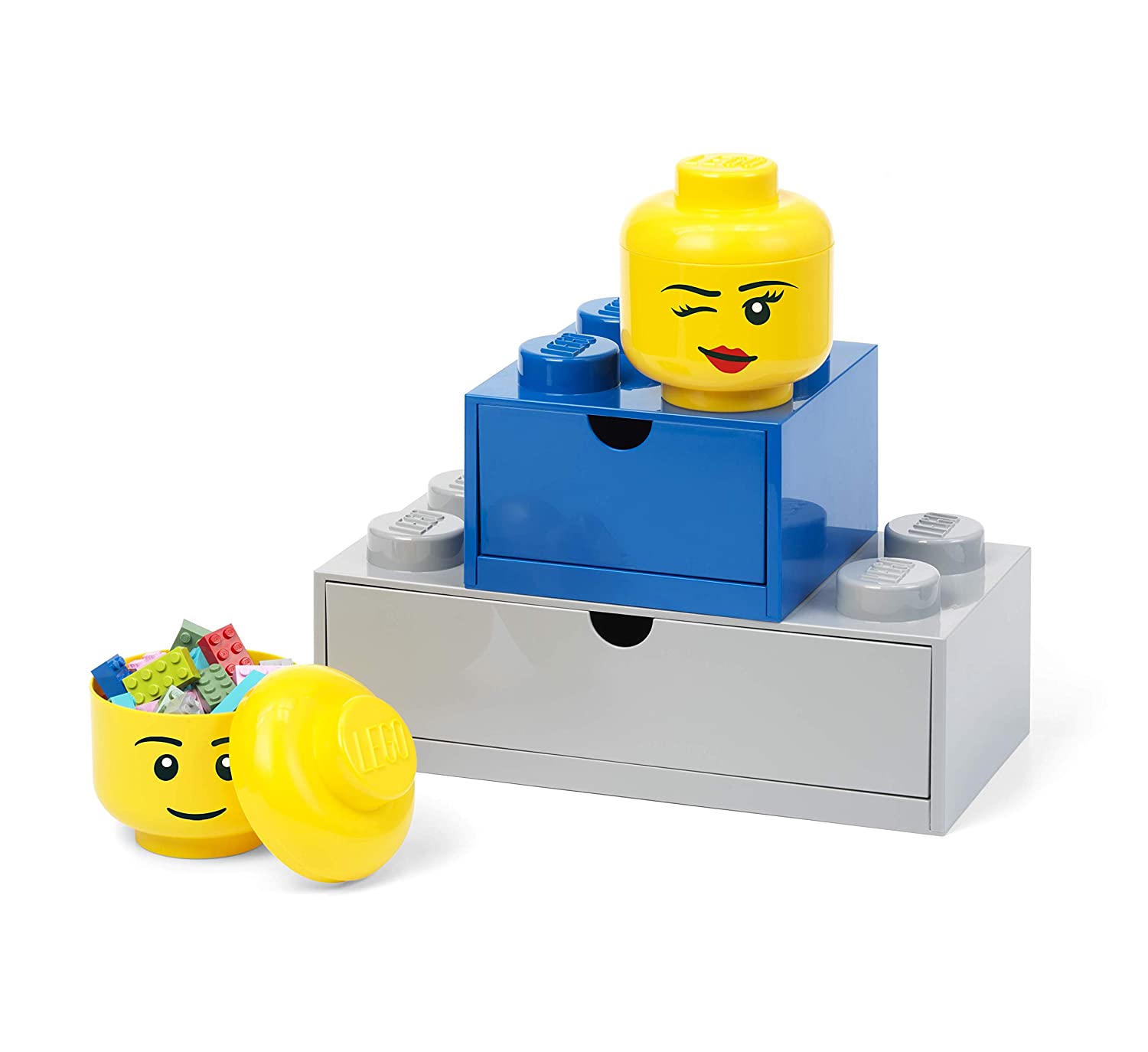 Mini Storage Head Boy Bright Yellow