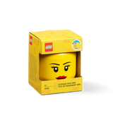 LEGO Storage Head Mini Girl, UK version storage brick container