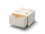 LEGO 4-Stud Desk Drawer Storage White (British brand)