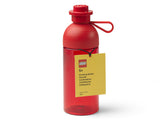 LEGO Hydration Bottle red 500ml with brick-style cap (British brand)
