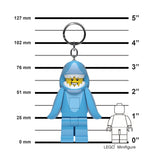 LEGO Shark Suit Guy key light 7cm minifigure (British brand)