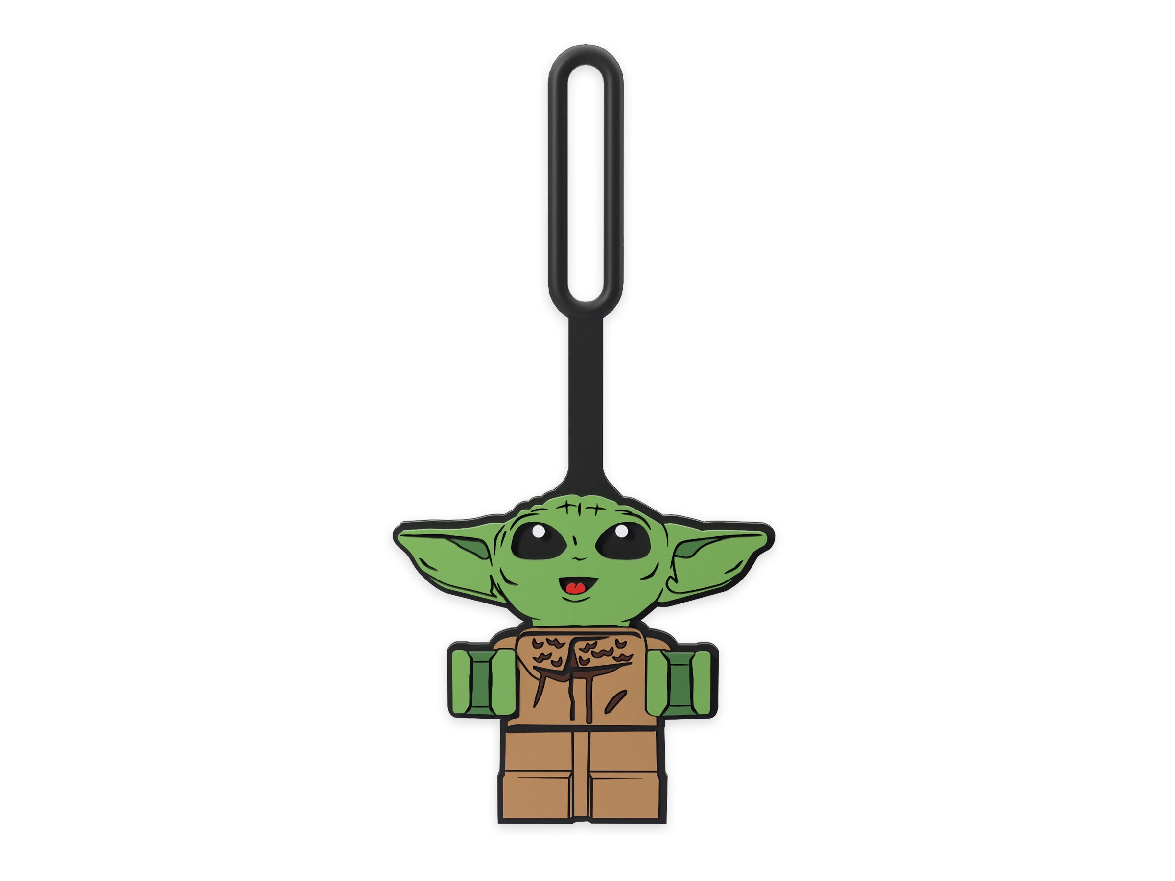 LEGO Grogu Bag Tag 15cm long by 7cm wide, UK version