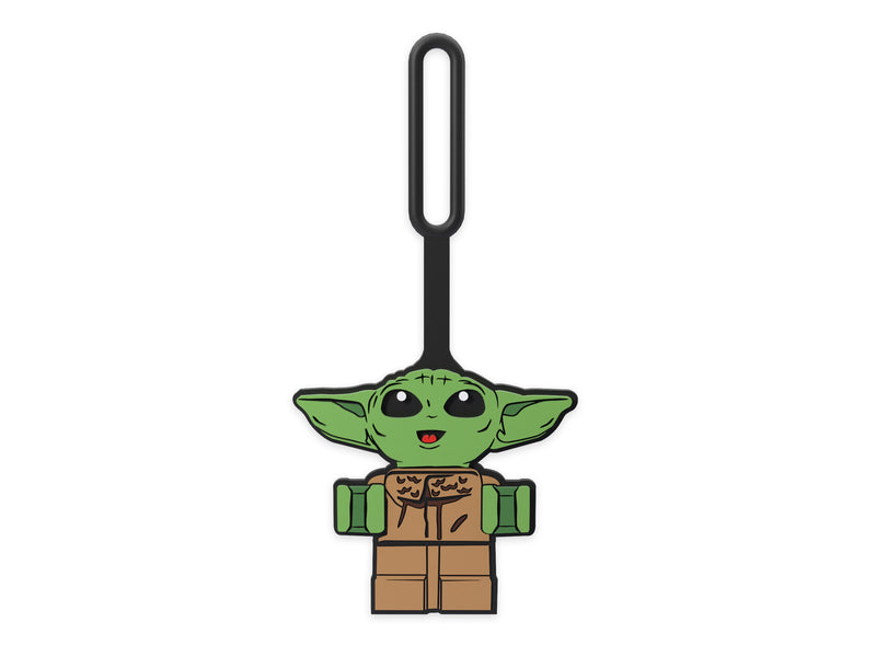 LEGO Grogu Bag Tag 15cm long by 7cm wide, UK version