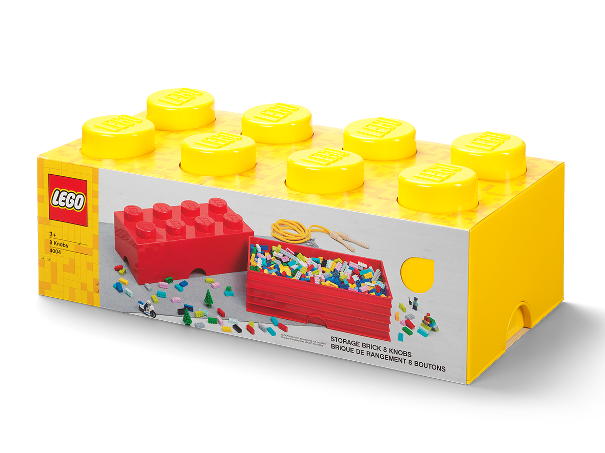 8 Stud Storage Brick Yellow