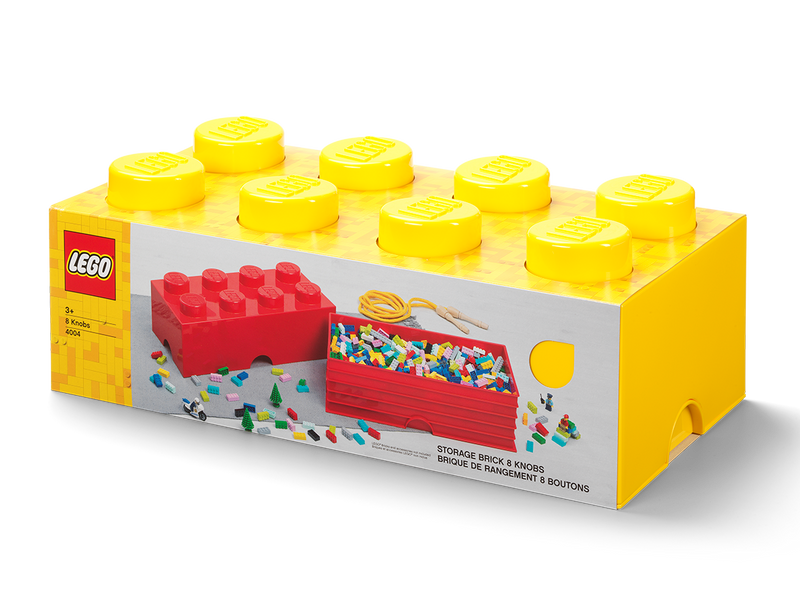 8 Stud Storage Brick Yellow