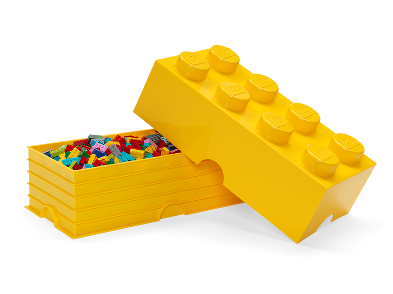 8 Stud Storage Brick Yellow