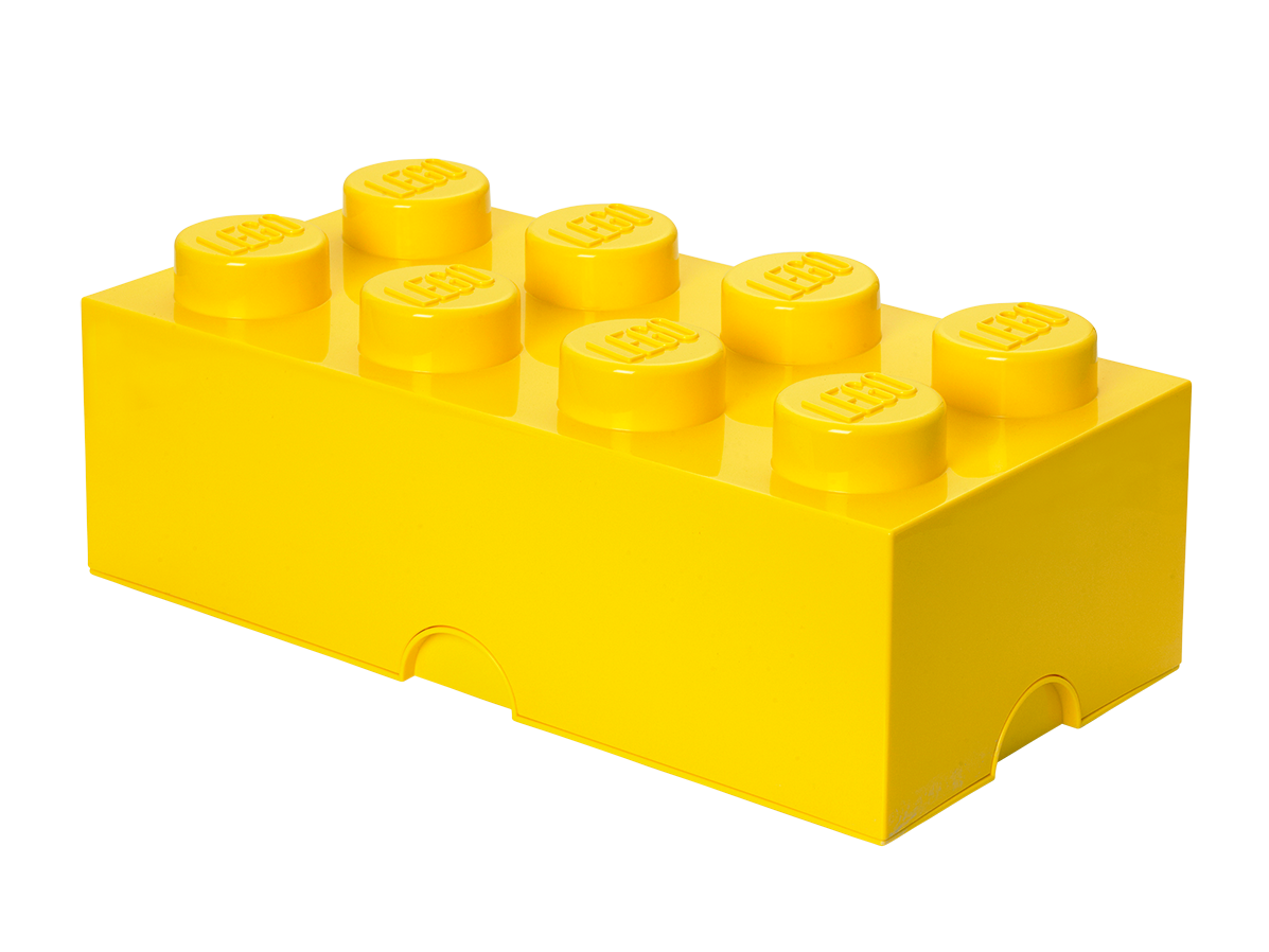 8 Stud Storage Brick Yellow