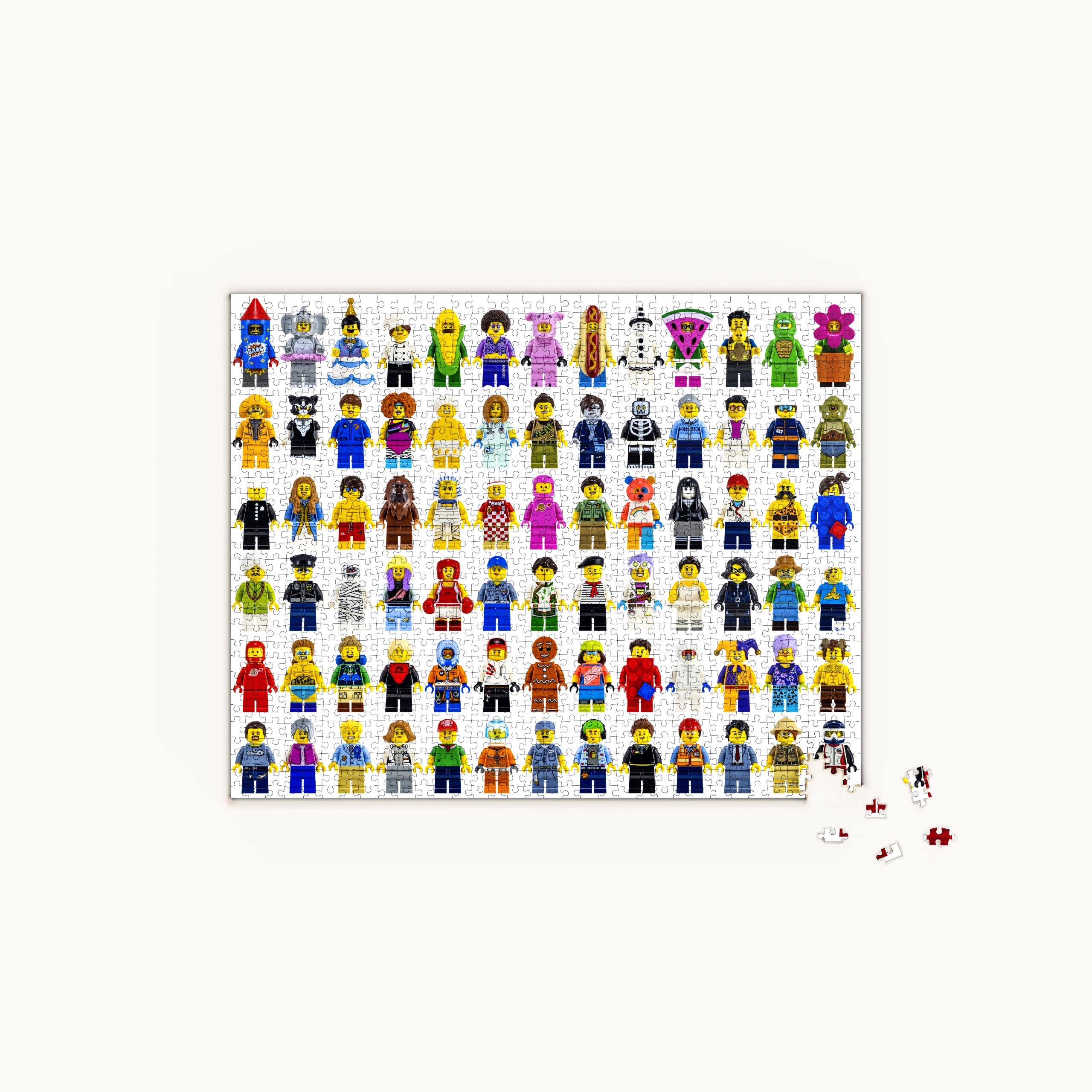 LEGO Minifigure 1000 Piece Jigsaw Puzzle, imported from the UK