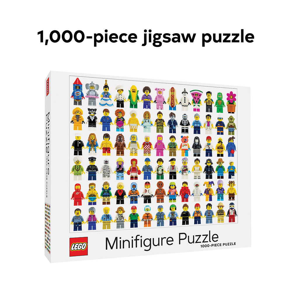LEGO Minifigure 1000 Piece Jigsaw Puzzle, imported from the UK