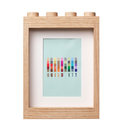 Lego Wooden Picture Frame Light Oak- Buy online at McGrocer