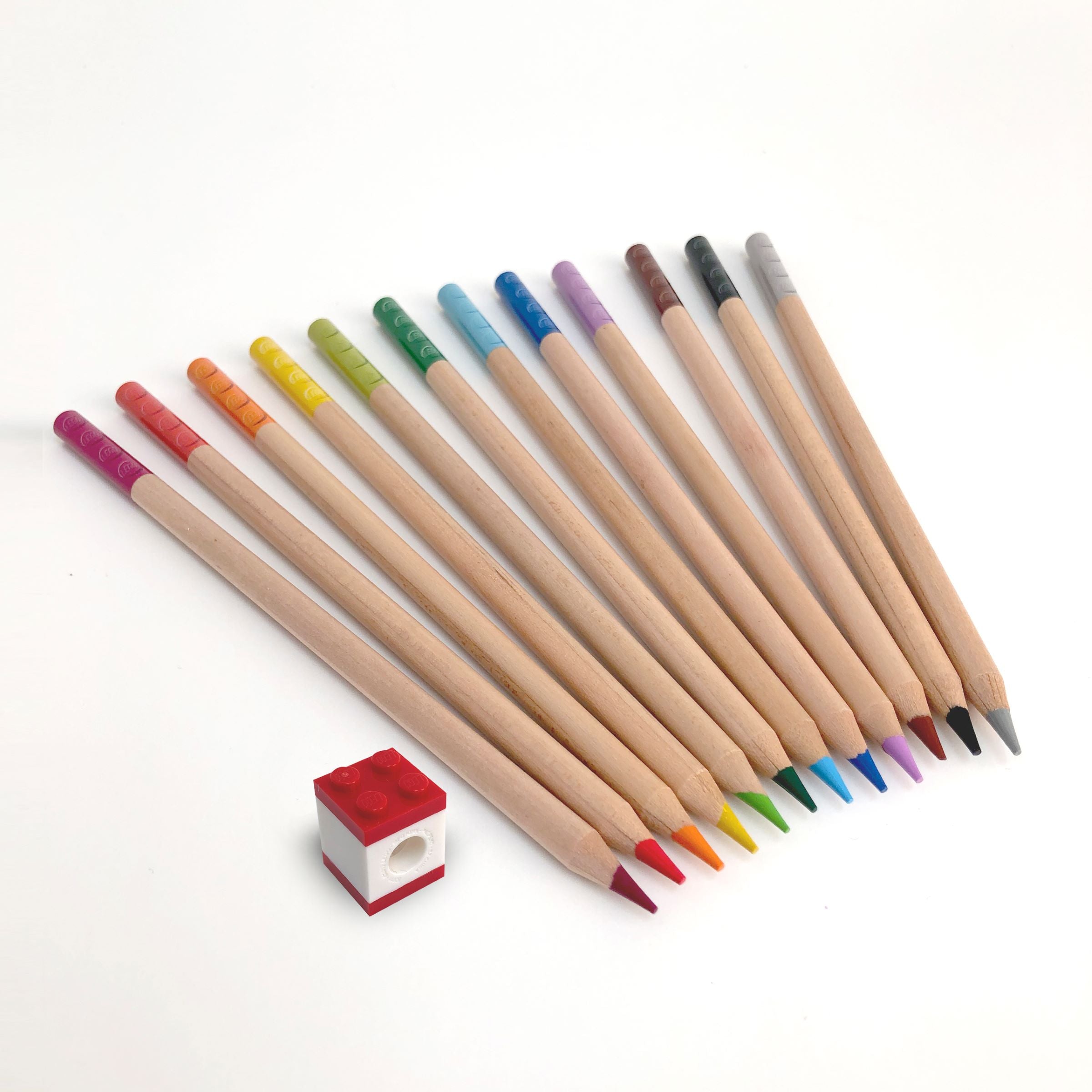 LEGO Colored Pencils with Topper 12 Pack - British product