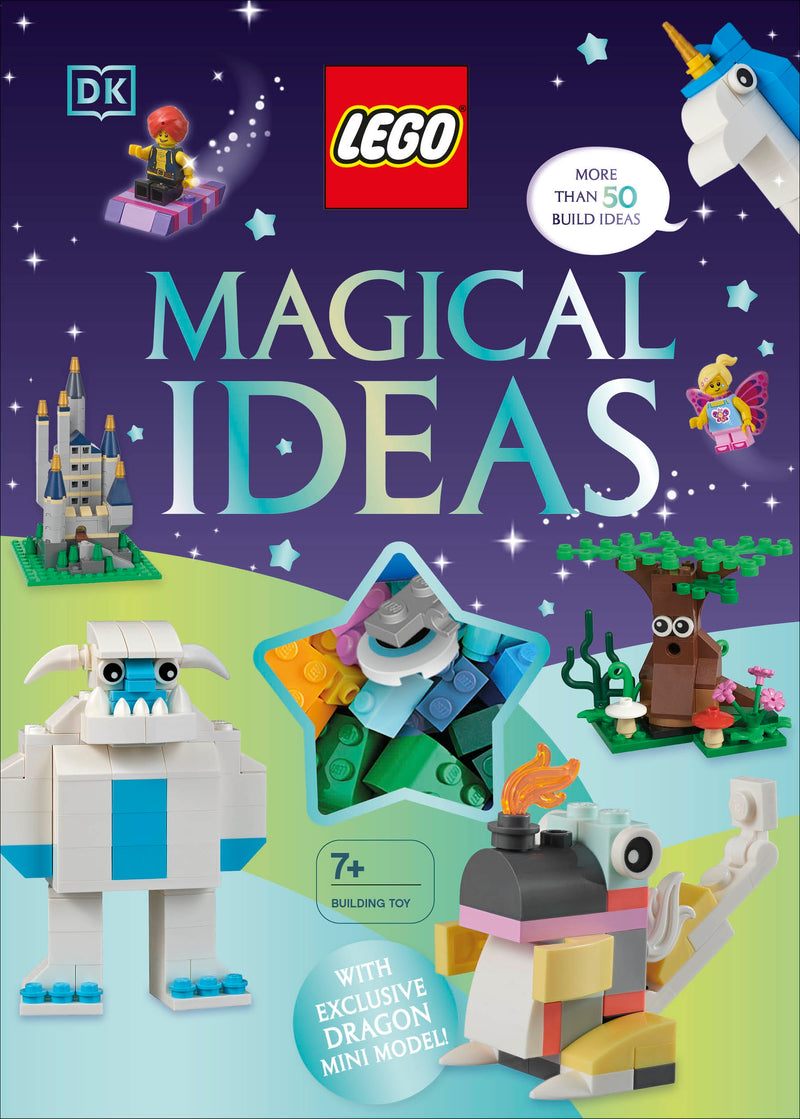 LEGO Magical Ideas activity book with bricks, imported from the UK
