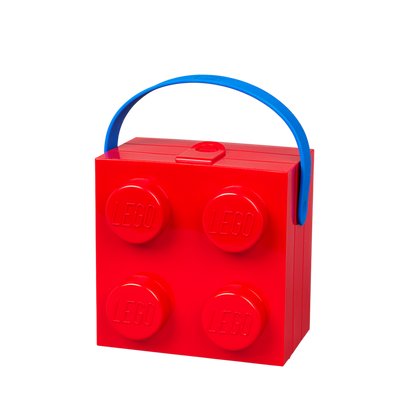Lego Boks med Håndtak - Rød - Kjøp online hos McGrocer
