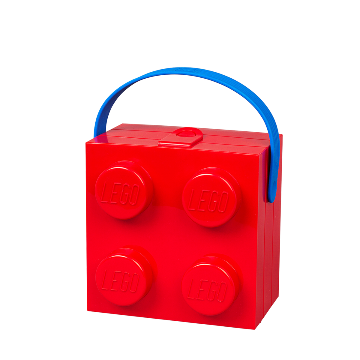 Box with Handle - Red