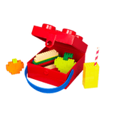 Box with Handle - Red