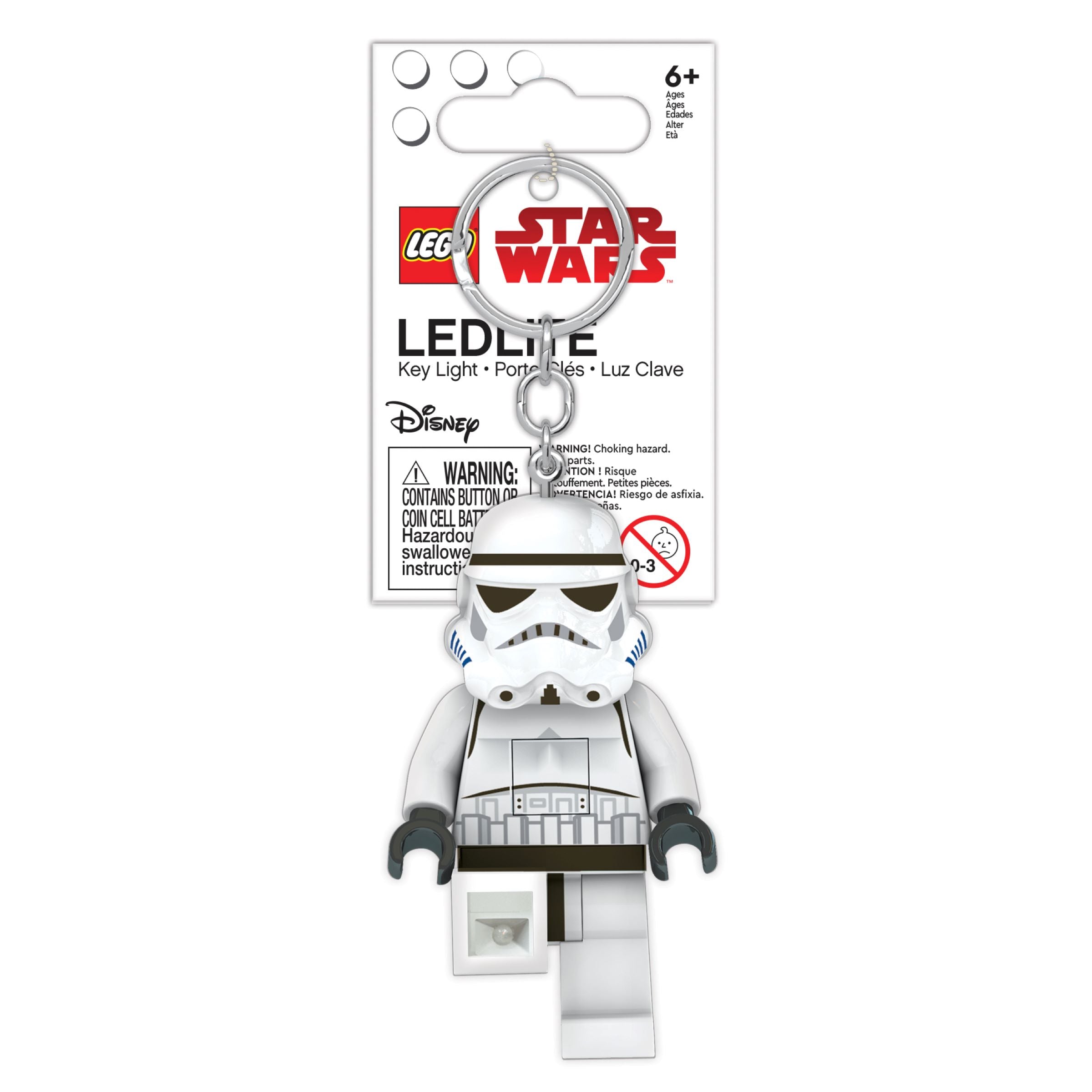 LEGO Stormtrooper key light with LED feet 7cm (British brand)