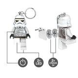LEGO Stormtrooper key light with LED feet 7cm (British brand)