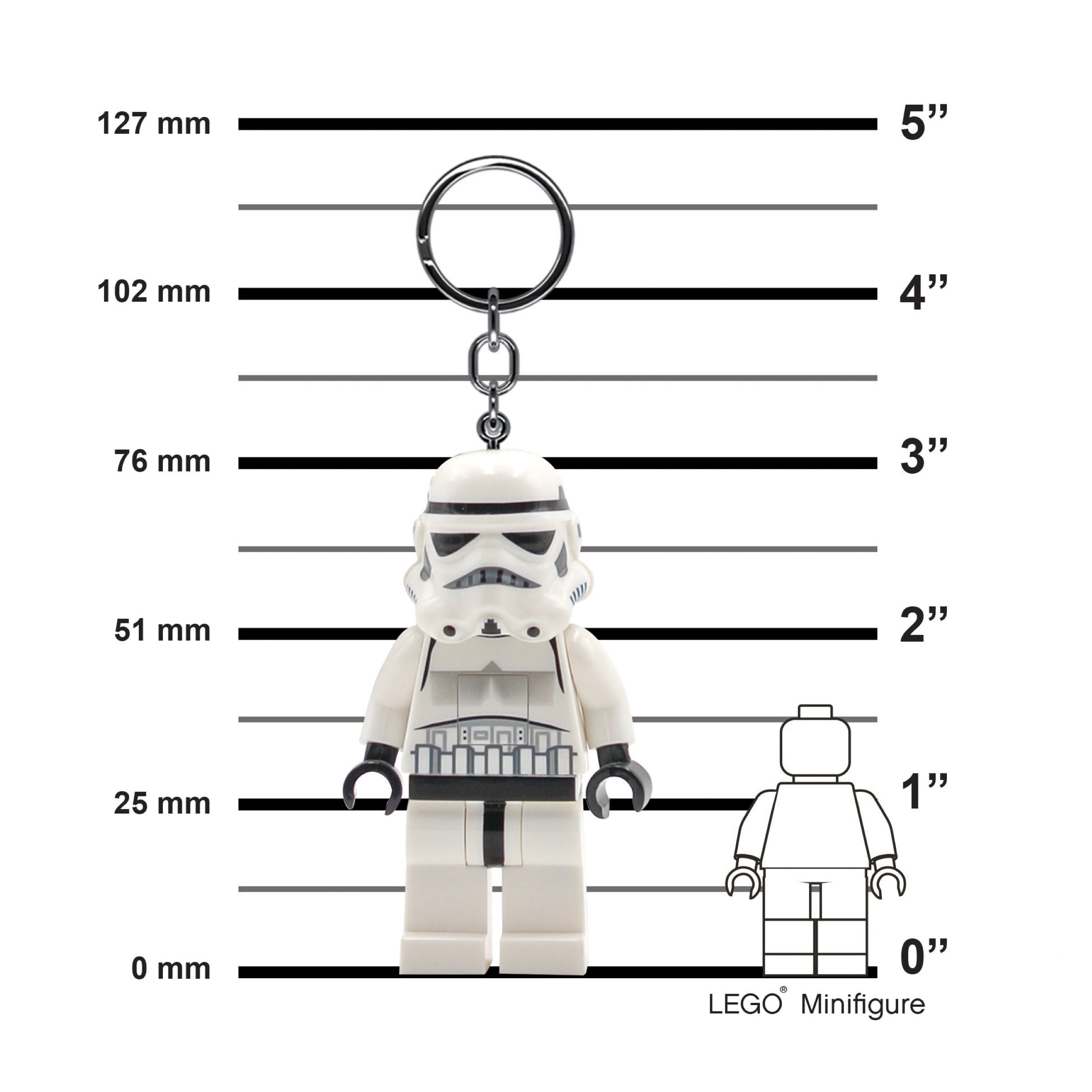 LEGO Stormtrooper key light with LED feet 7cm (British brand)