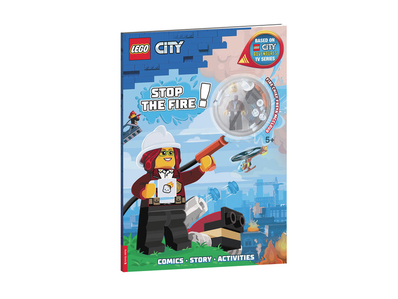 LEGO City Stop the Fire Activity Book Minifigure 28cm (British brand)
