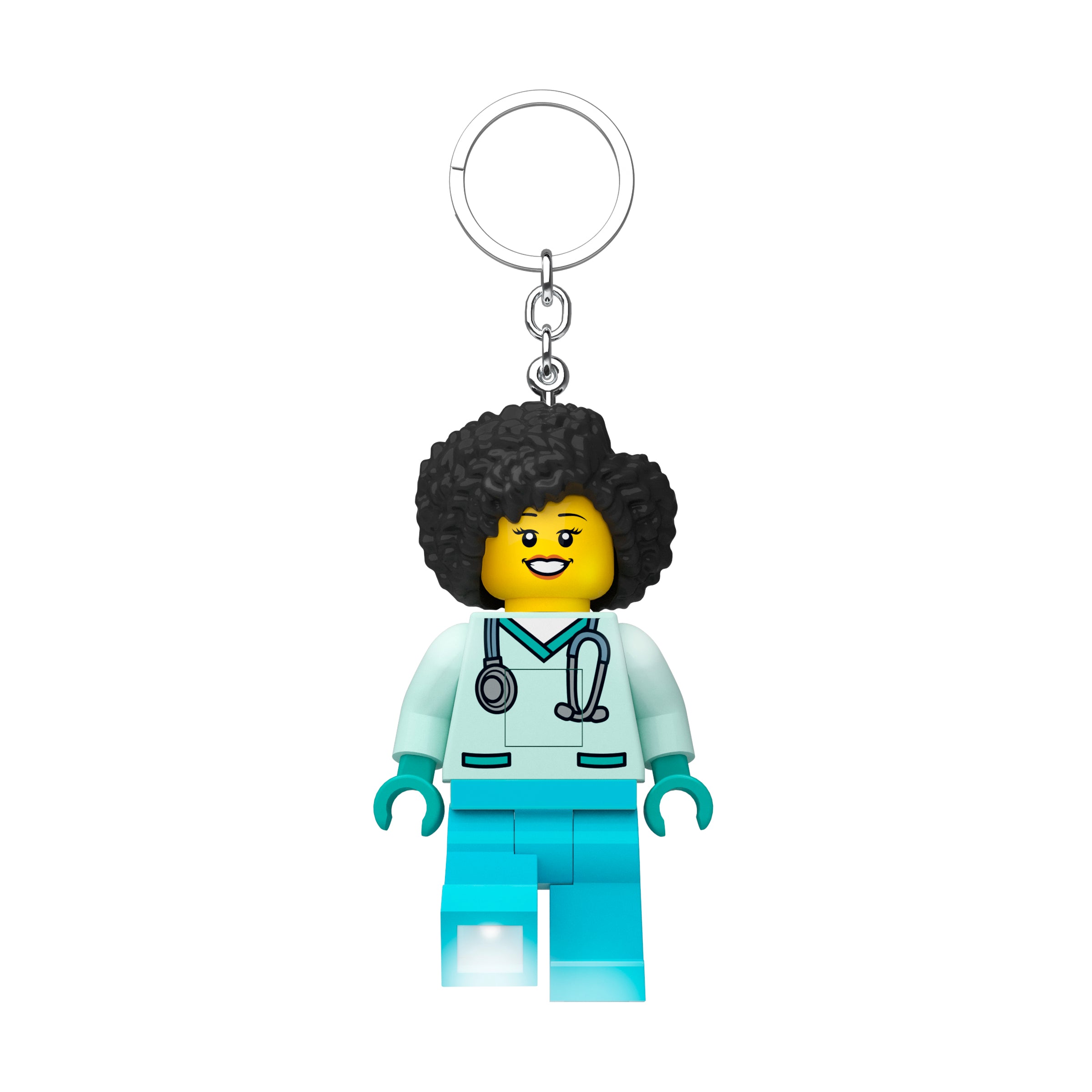 LEGO Dr. Flieber Keyring LED Torch 8cm - British product