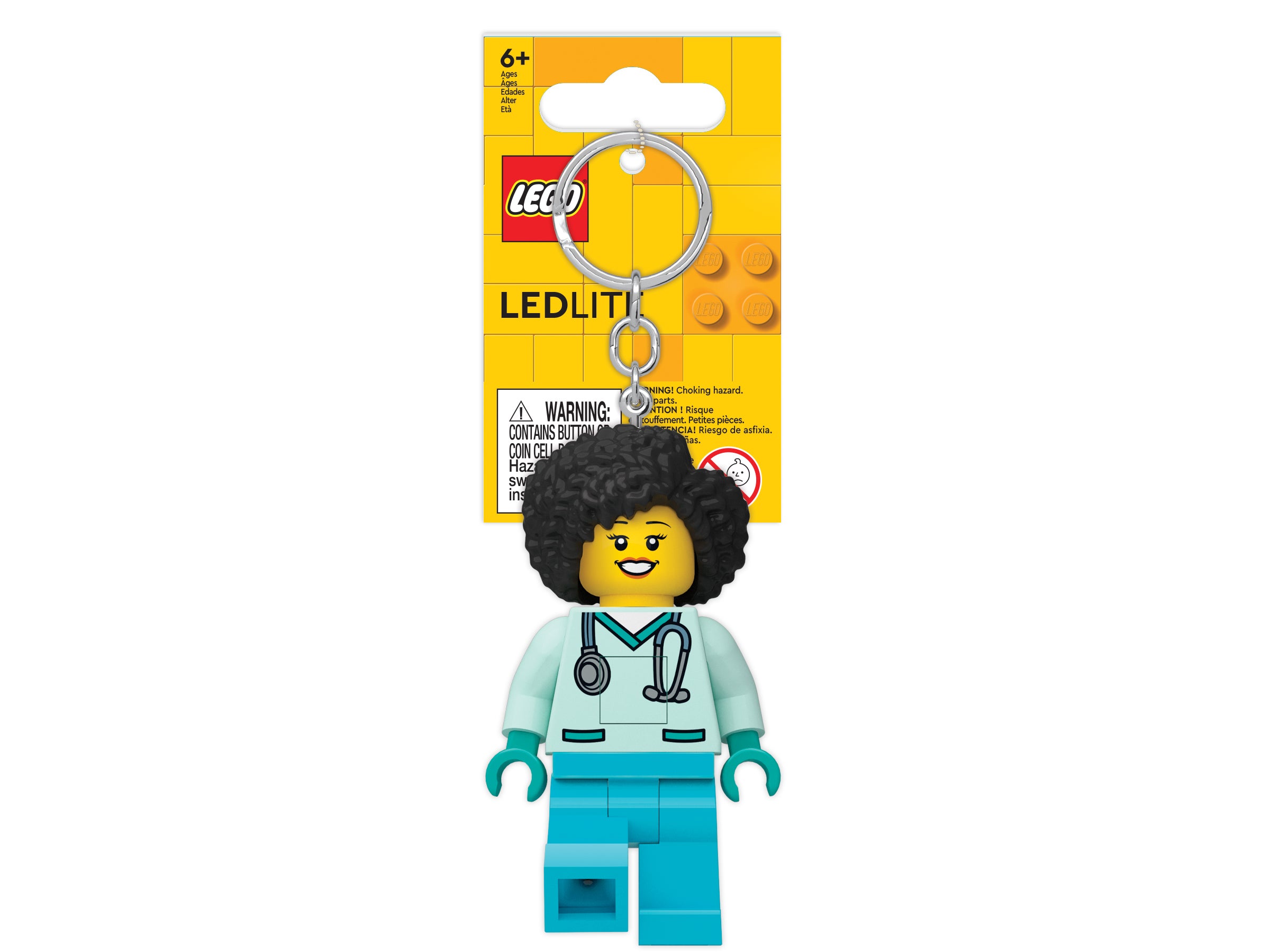 LEGO Dr. Flieber Keyring LED Torch 8cm - British product