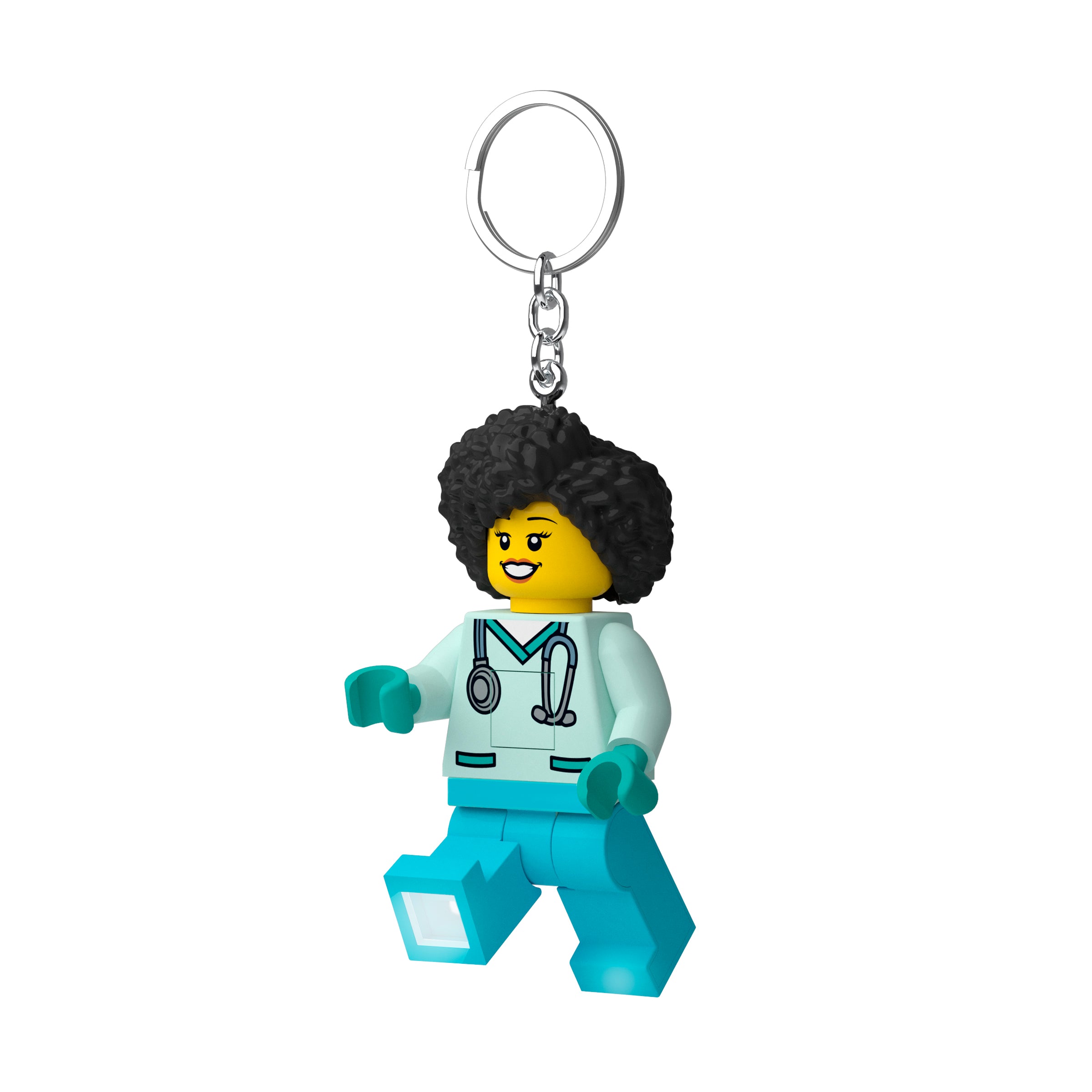LEGO Dr. Flieber Keyring LED Torch 8cm - British product