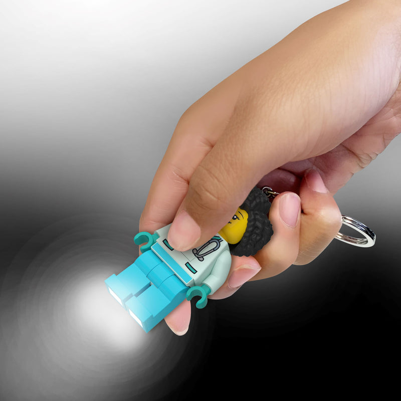 LEGO Dr. Flieber Keyring LED Torch 8cm - British product