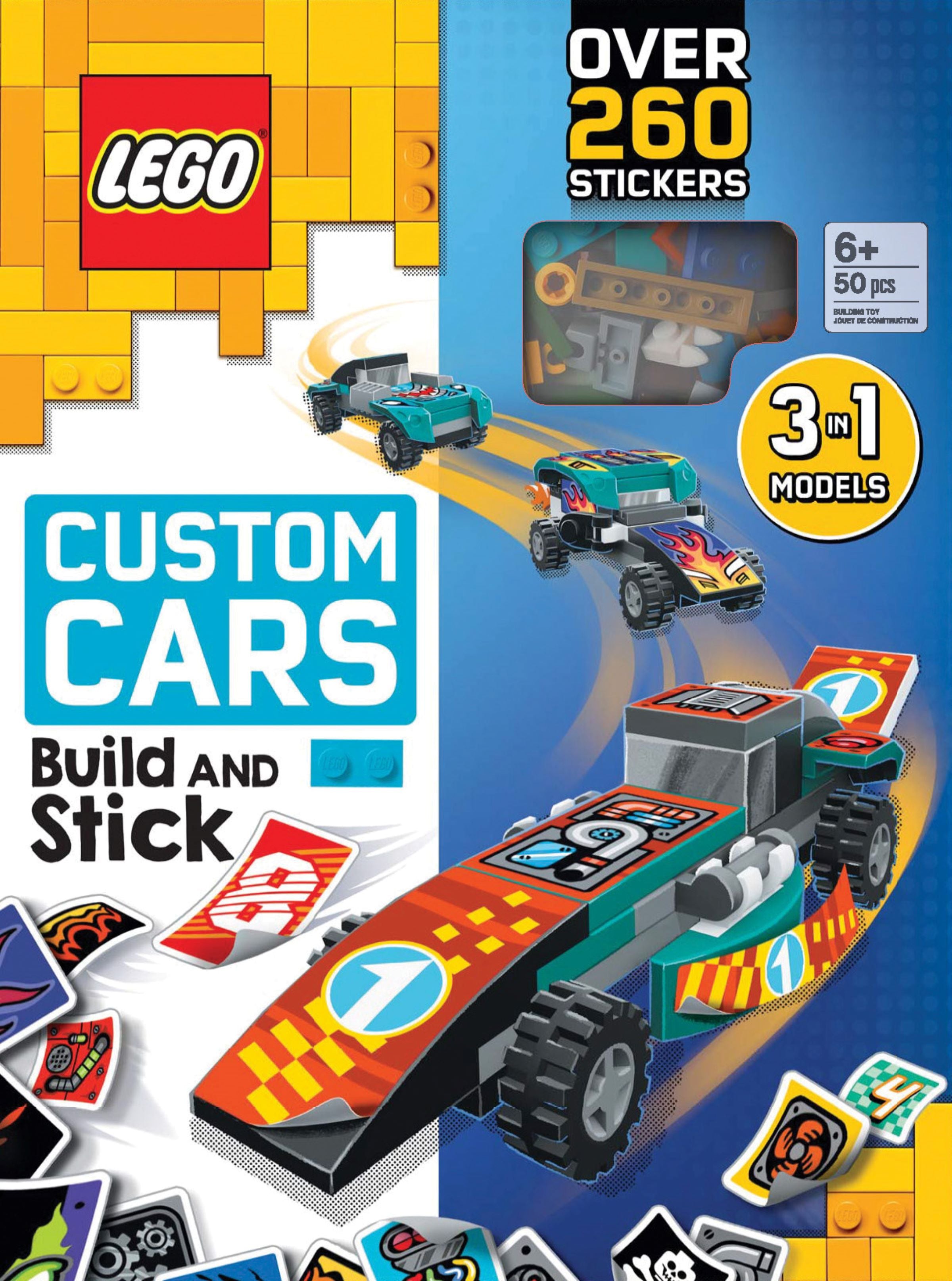 Lego Build and Stick Custom Cars - British product