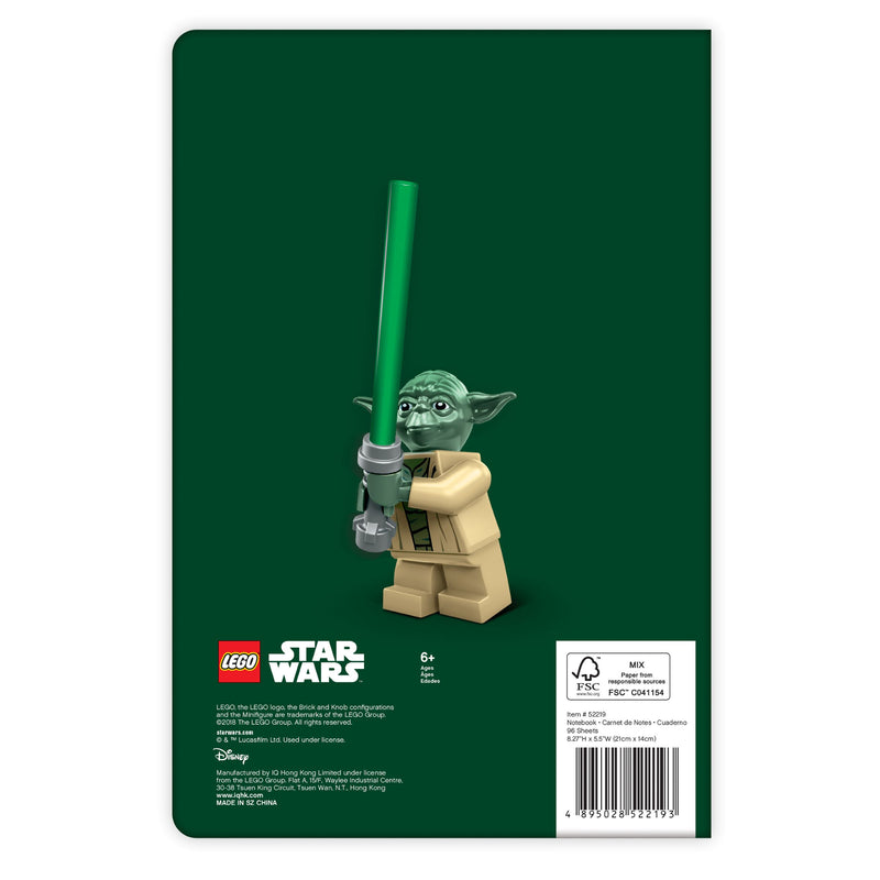 LEGO Star Wars Yoda Notebook 192 Pages (British brand)