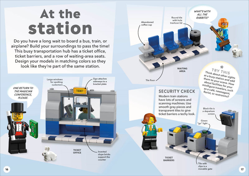 LEGO Ideas on the Go Book with 32 Bricks , UK version