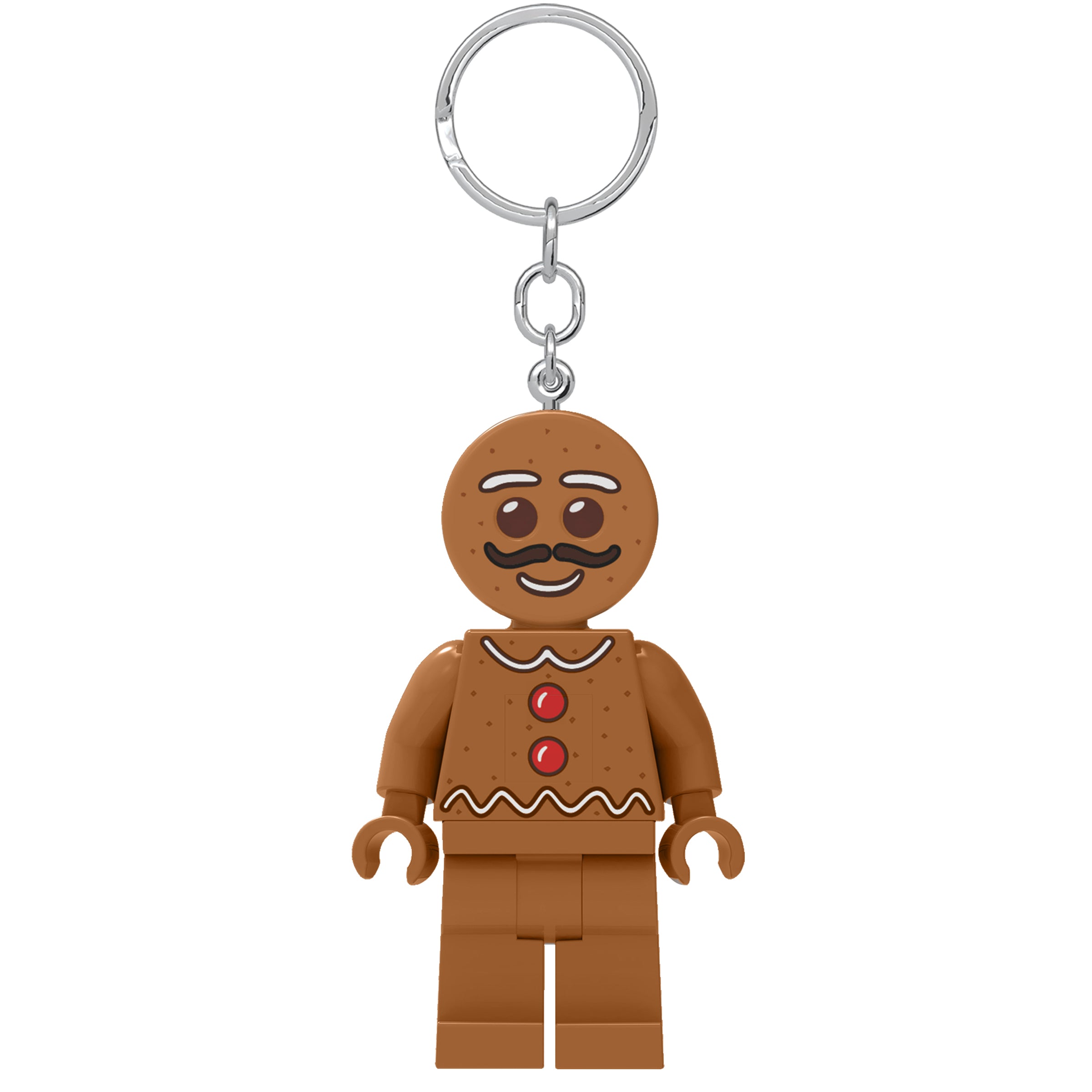 LEGO Gingerbread Man key light with LED feet, British product