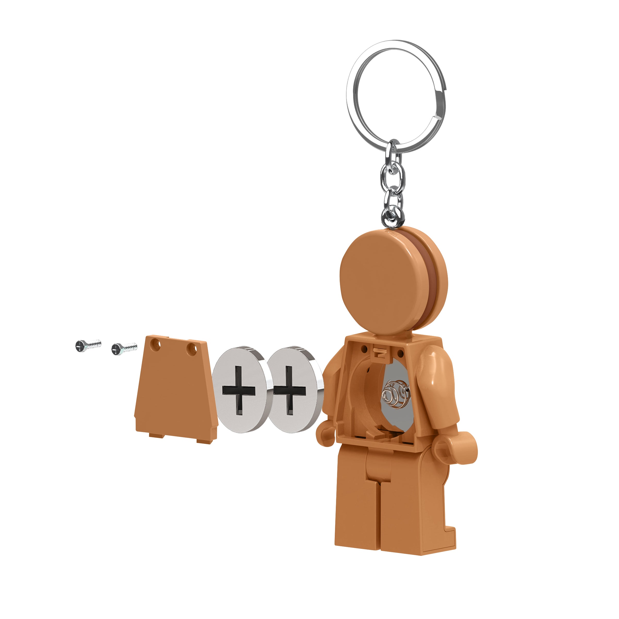LEGO Gingerbread Man key light with LED feet, British product