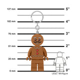 LEGO Gingerbread Man key light with LED feet, British product