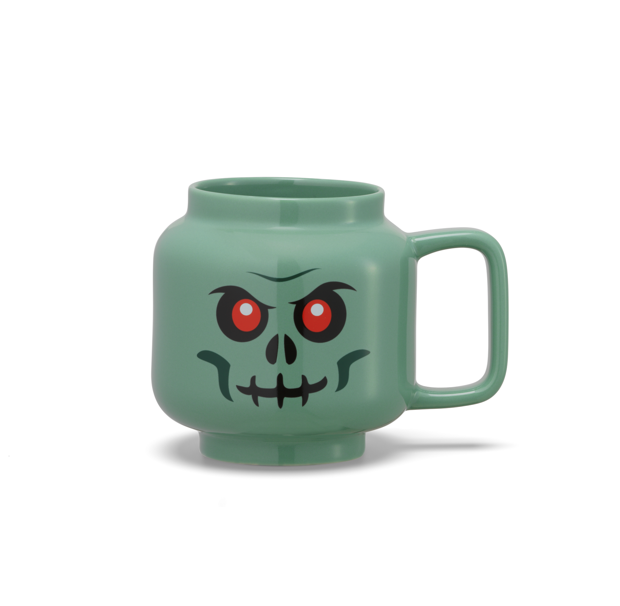 LEGO skeleton ceramic mug green 530ml, UK version