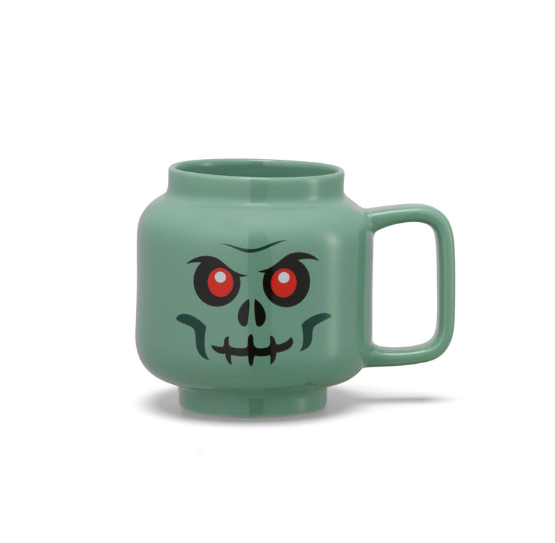 LEGO skeleton ceramic mug green 530ml, UK version