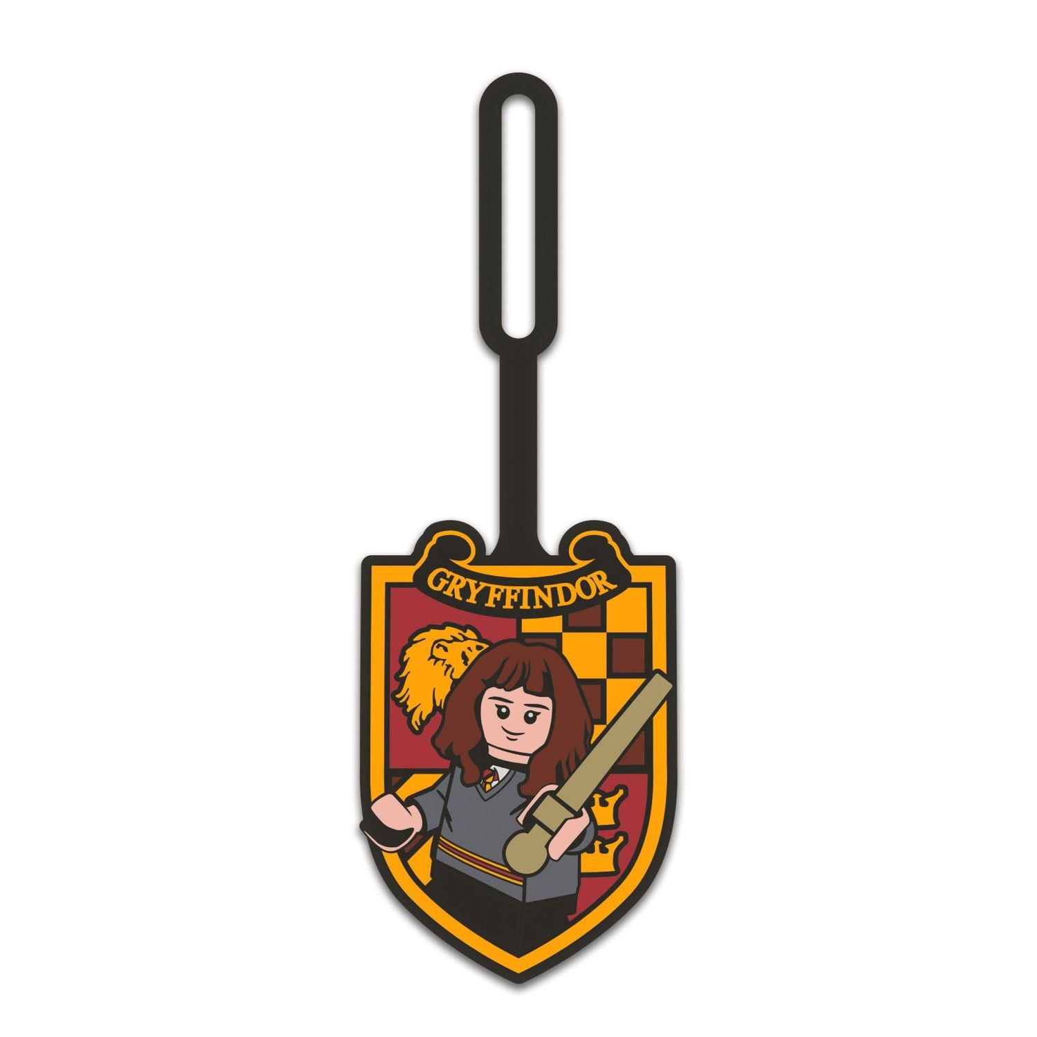 LEGO Hermione Granger bag tag 16 cm durable silicone, UK version